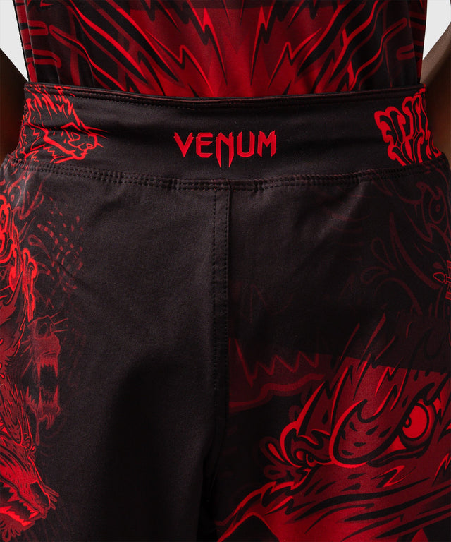 Venum MMA-Shorts Wolf Atak Kinder – Schwarz/Rot