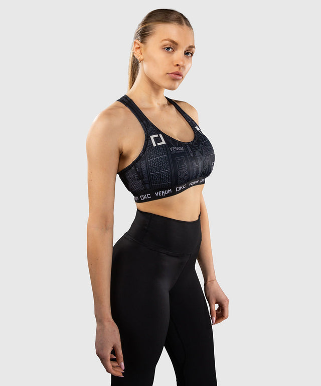 Brassière de sport Venum Karate Combat – Noir/Gris