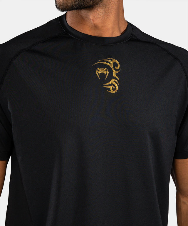 Koszulka Venum x Mike Tyson Tiger Dry Tech – Czarna/Złota
