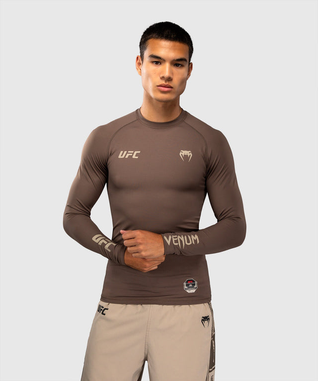 Venum UFC Rashguard Unity Dlouhé rukávy - Hnědý