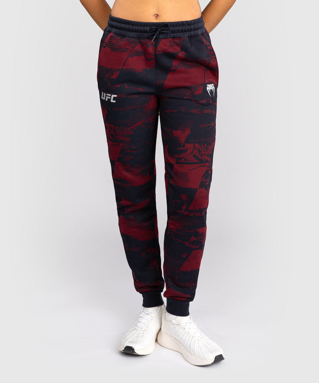 Pantaloni da allenamento Venum UFC Zenith da donna - Blu navy/Bordeaux/Argento