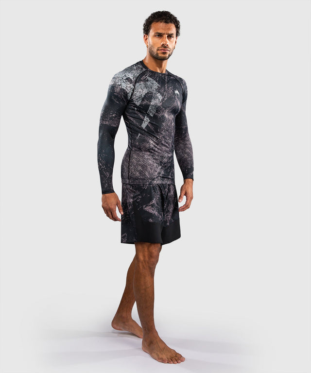 Venum Rashguard Rage & Workout Långa ärmar - Svart/Grå