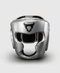 Casco de boxeo Ringhorns Charger – Plata/Negro - vista frontal