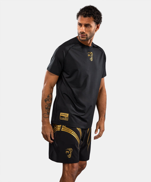 Koszulka Venum x Mike Tyson Tiger Dry Tech – Czarna/Złota