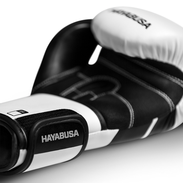 Boxerské rukavice Hayabusa S4 – Bílé/Černé