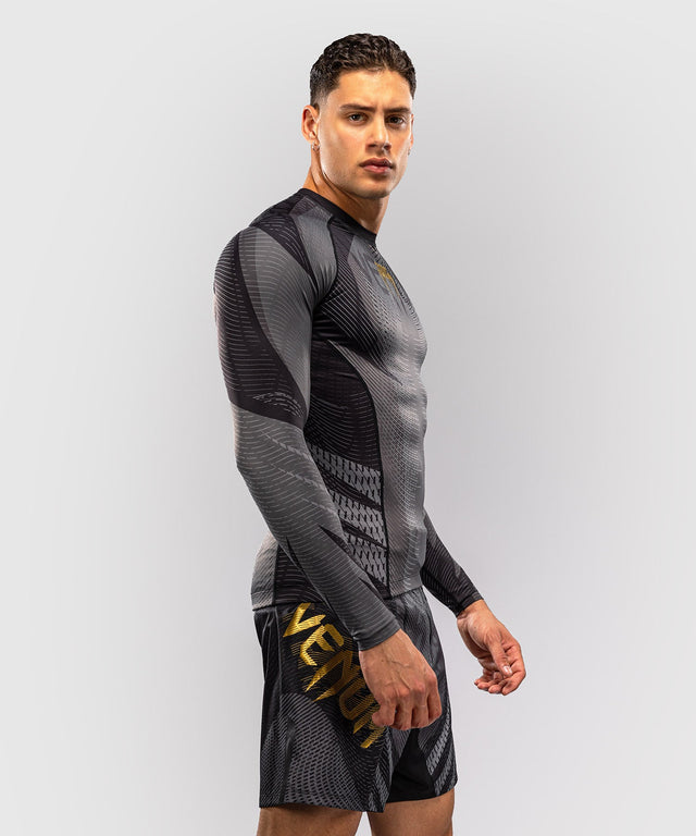Venum Rashguard Galactic 3.0 Lange Ärmel – Schwarz/Gold