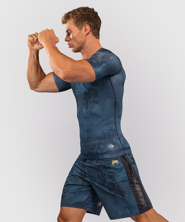 Venum Rashguard Fushiguro Maniche Corte - Blu