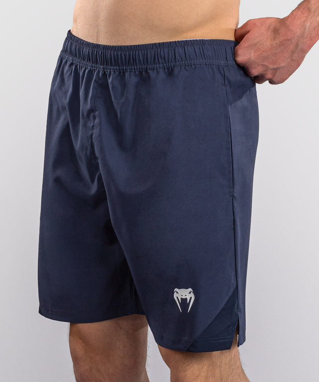 Shorts d'entraînement Venum Contender – Bleu marine/Blanc