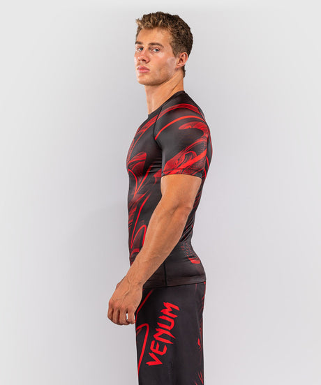 Rashguard Venum Crimson Viper 2.0 Manches courtes – Noir/Rouge