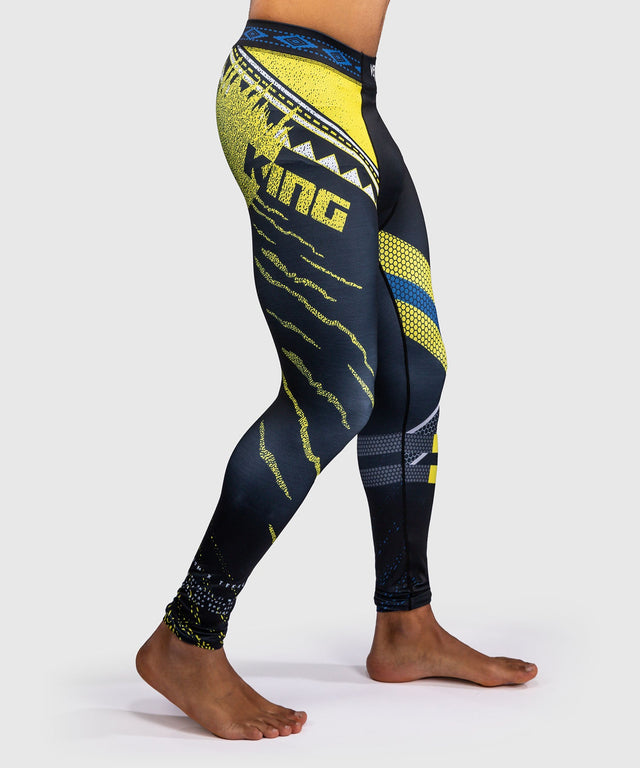 Venum Spats TEKKEN 8 King Sort/Gul
