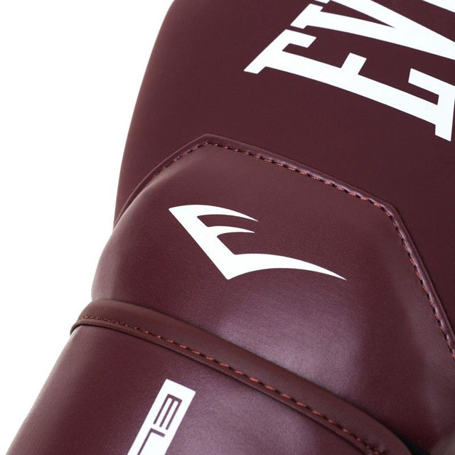 Guantes de boxeo Everlast Elite 2 – Rojo Burdeos