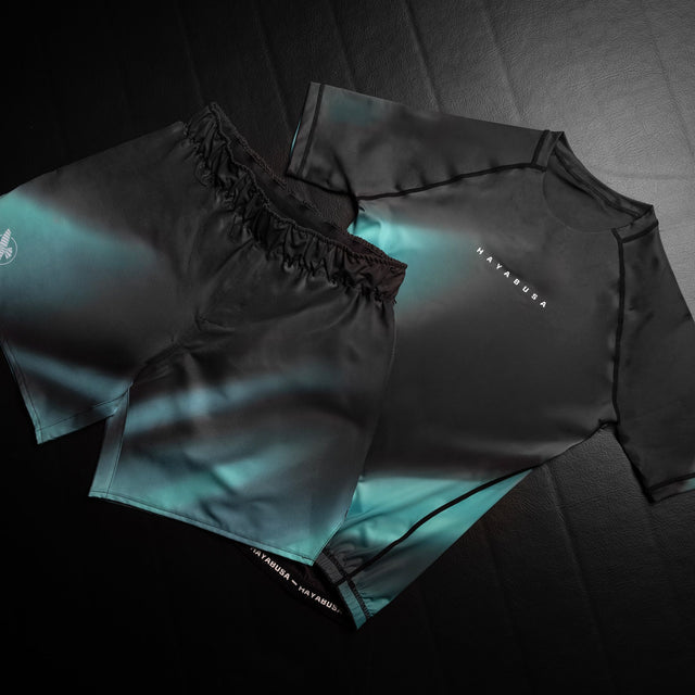 Hayabusa Rashguard Apex Nova Kurzarm – Türkis