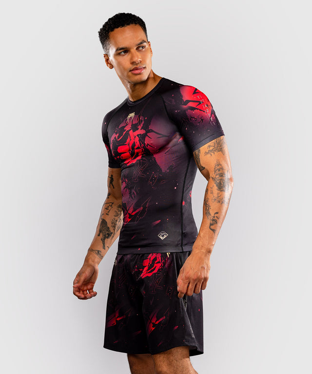 Rashguard Venum x Jujutsu Kaisen Itadori – Czarny/Czerwony