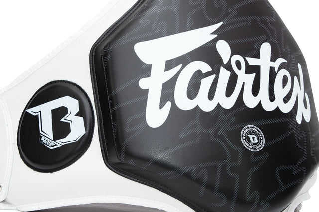 Protector abdominal Fairtex FXB – Blanco/Negro