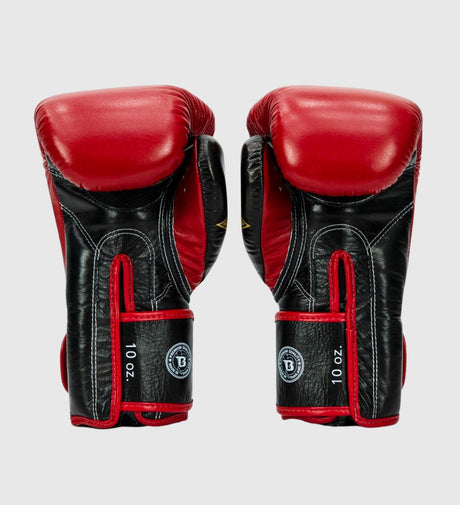 Mănuși de box Fairtex FXB V2 – Roșu/Negru/Auriu