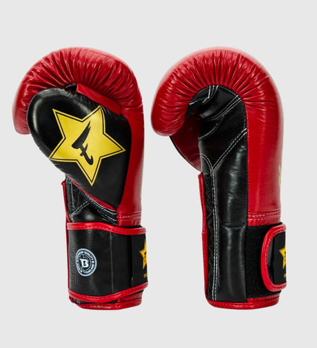 Mănuși de box Fairtex FXB V2 – Roșu/Negru/Auriu