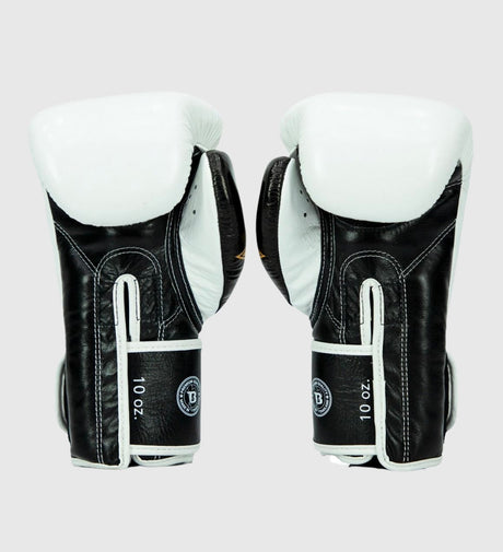 Mănuși de box Fairtex FXB V2 – Alb/Negru/Aur