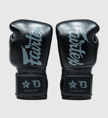 Mănuși de box Fairtex FXB V2 – Negru/Gri