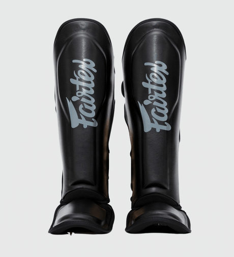 Tibiere Fairtex FXB – Negru/Gri
