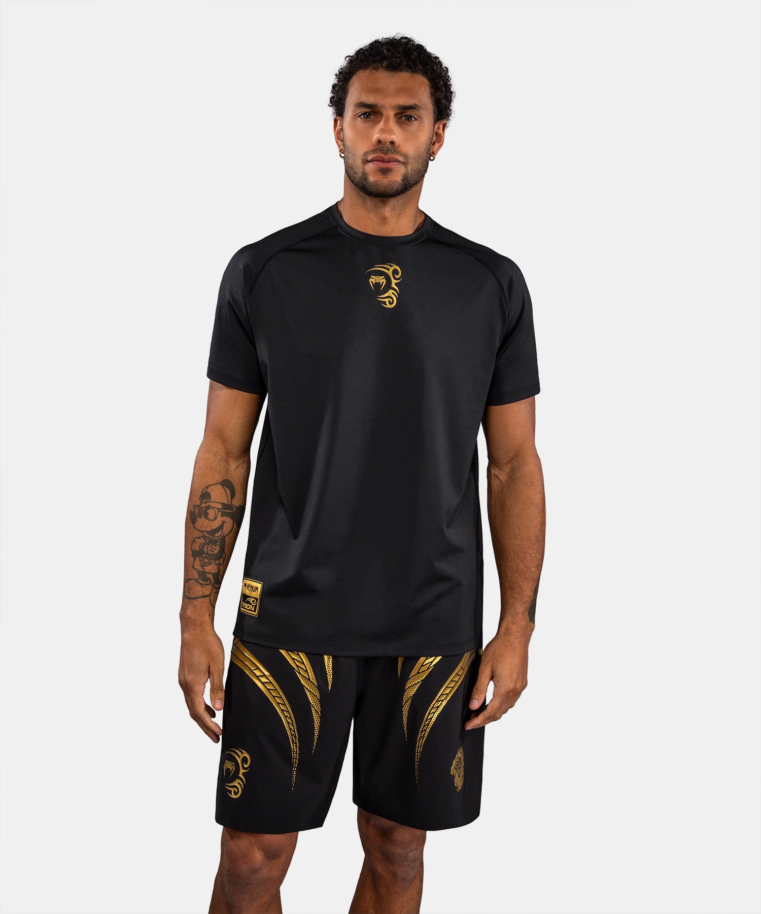 Koszulka Venum x Mike Tyson Tiger Dry Tech – Czarna/Złota