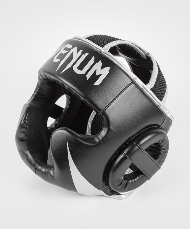 Venum Kopfschutz Challenger – Schwarz/Silber