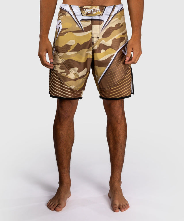 MMA trenky Venum Camo Hero – Světle béžová/Hnědá