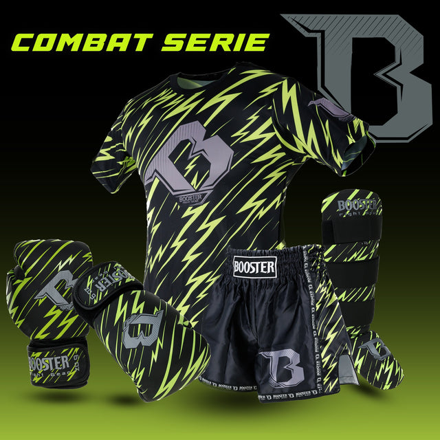 Booster Muay Thai shorts Combat Series 5 Børn - Sort