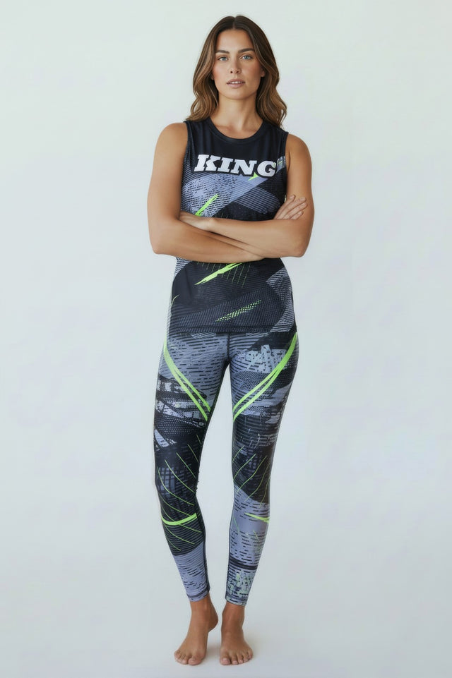 Rashguard King Pro Boxing Shadow 2 para mujer – Negro
