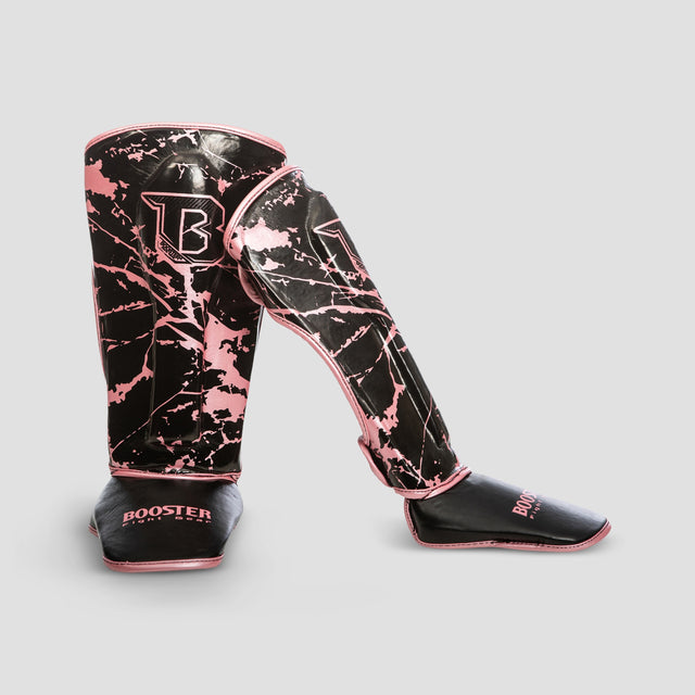 Caneleiras Booster SG Marble Criança – Rosa