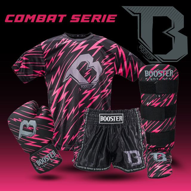 T-shirt Booster Combat Series 3 Bambini – Nero