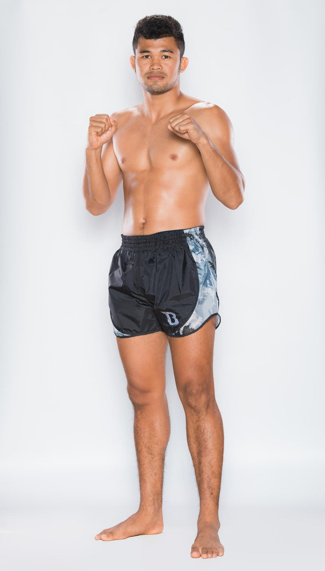 Muay Thai trenky Booster Retro Hybrid – Šedé