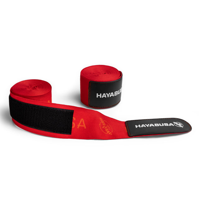 Ligaduras de boxe Hayabusa Deluxe – Vermelho