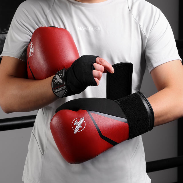 Luvas de boxe Hayabusa E1 – Vermelho/Preto