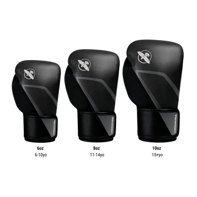 Mănuși de box Hayabusa E1 – Negru/Gri
