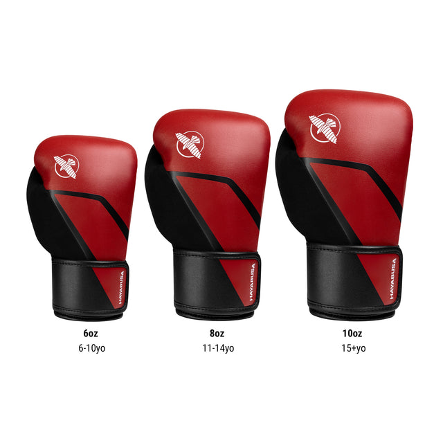 Gants de boxe Hayabusa E1 Enfant – Rouge/Noir