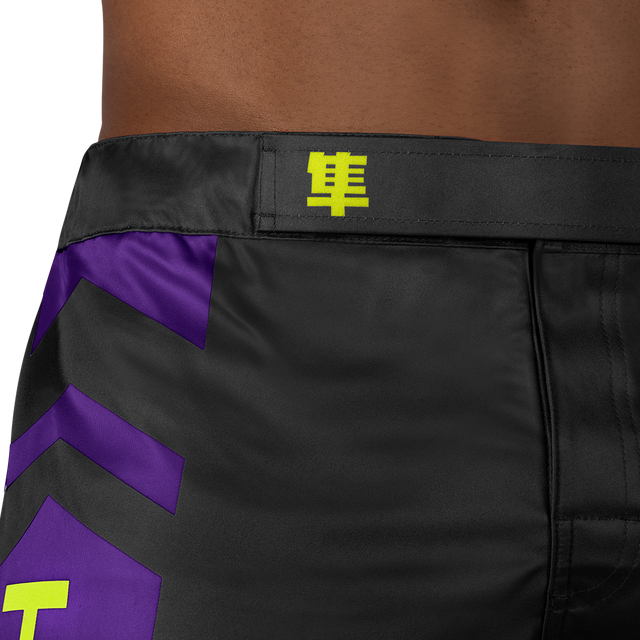Shorts de MMA Hayabusa Icon Lang – Noir/Néon