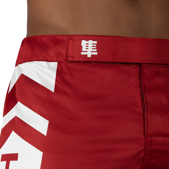 Shorts de MMA Hayabusa Icon Lang – Rouge/Blanc