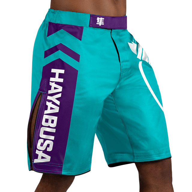 Hayabusa MMA-shorts Icon Lang - Oceangrøn
