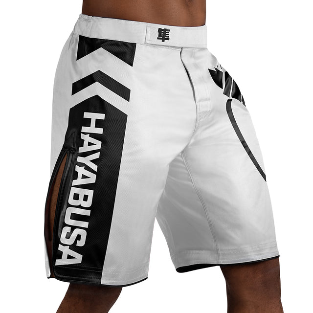Pantalones de MMA Hayabusa Icon Lang – Blanco/Negro