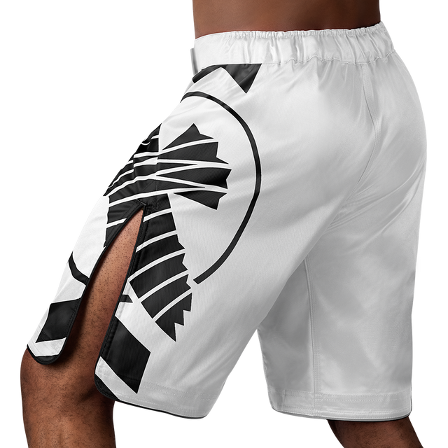 Pantalones de MMA Hayabusa Icon Lang – Blanco/Negro