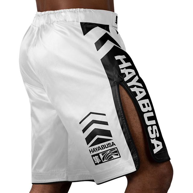 Pantalones de MMA Hayabusa Icon Lang – Blanco/Negro