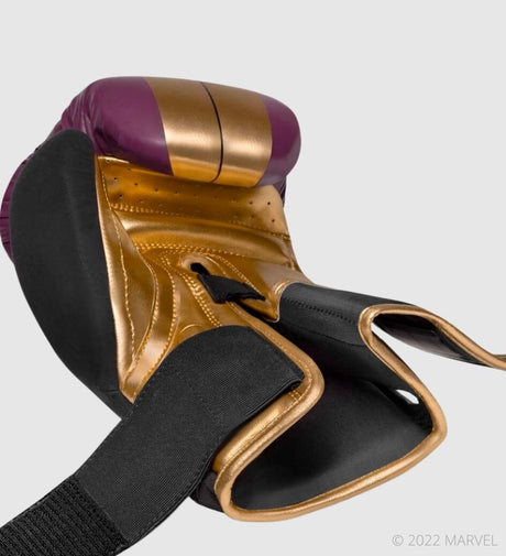 Guantes de boxeo Hayabusa Batroc – Púrpura/Oro/Negro
