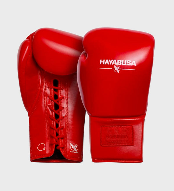 Hayabusa Boxningshandskar Pro Boxing Snörslutet - Röd