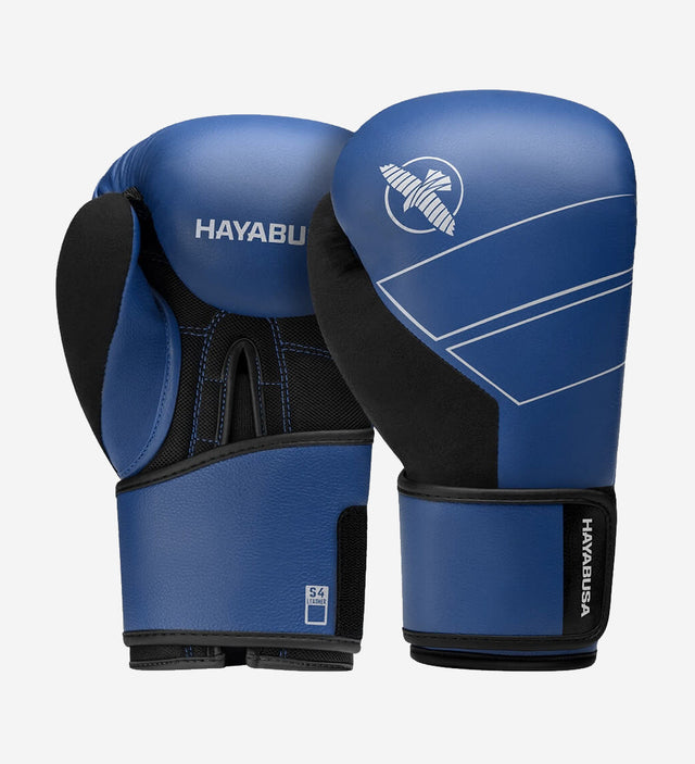 Guantoni da boxe Hayabusa S4 in pelle – Blu