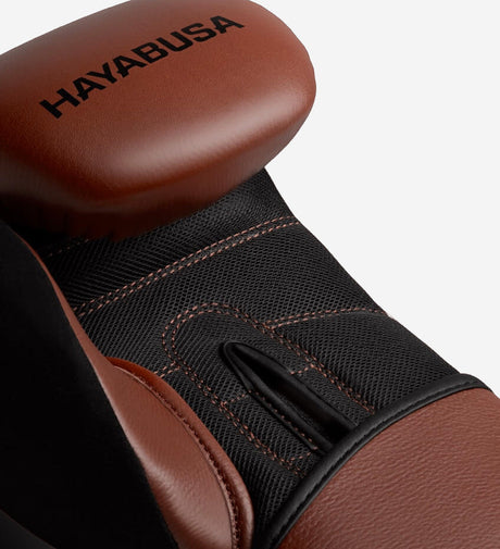 Guantes de boxeo Hayabusa S4 de piel – Marrón
