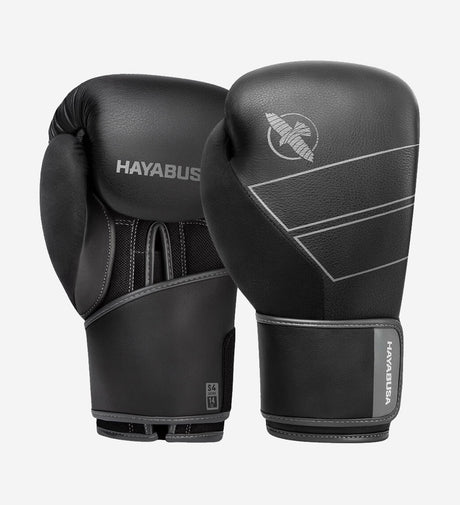 Luvas de boxe Hayabusa S4 em pele – Preto