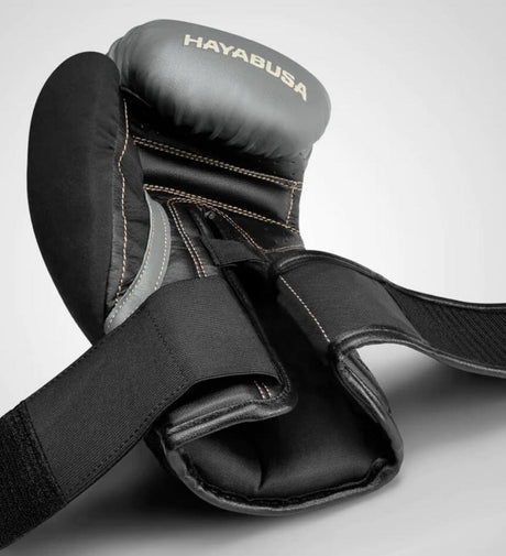 Luvas de boxe Hayabusa T3 – Cinzento/Preto