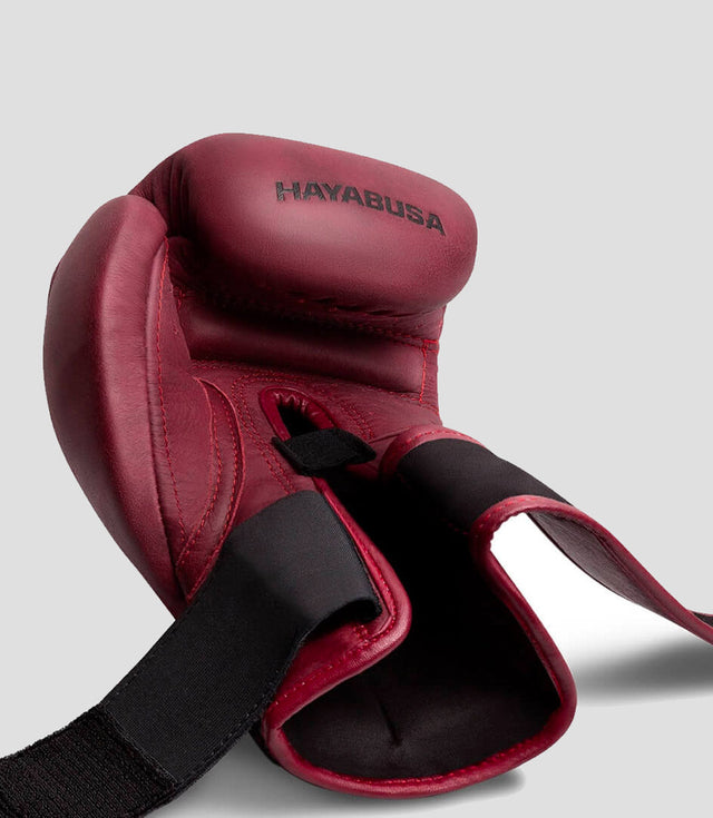 Luvas de boxe Hayabusa T3 LX – Vermelho Bordô