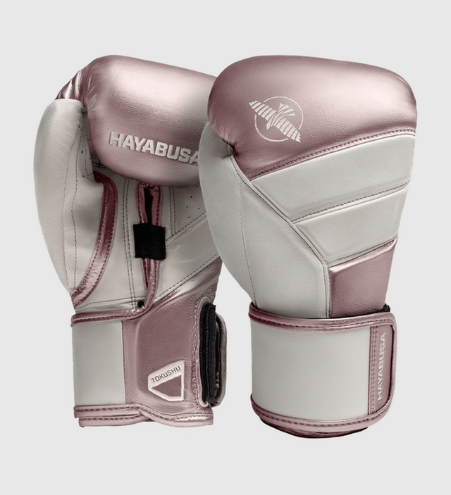 Rękawice bokserskie Hayabusa T3 – Różowe/Białe