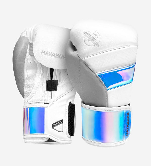 Rękawice bokserskie Hayabusa T3 – Biały/Fluo Platinum
